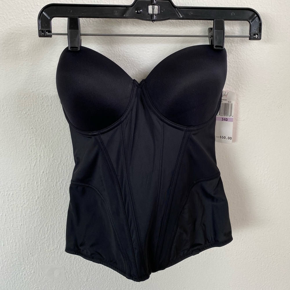 Felina Jezebel Caress Bustier Underwire & Light Padding Corset Style Lin…